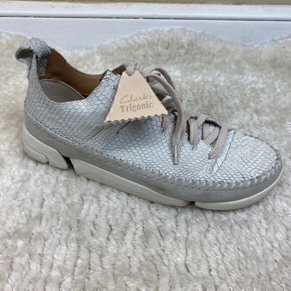 End x Clarks Trigenic Flex End "Maple" Neutral Sneakers Size 8.5 - Picture 1 of 9